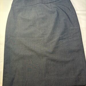 Calvin Klein Charcoal Grey Pencil Skirt Womens Size 2